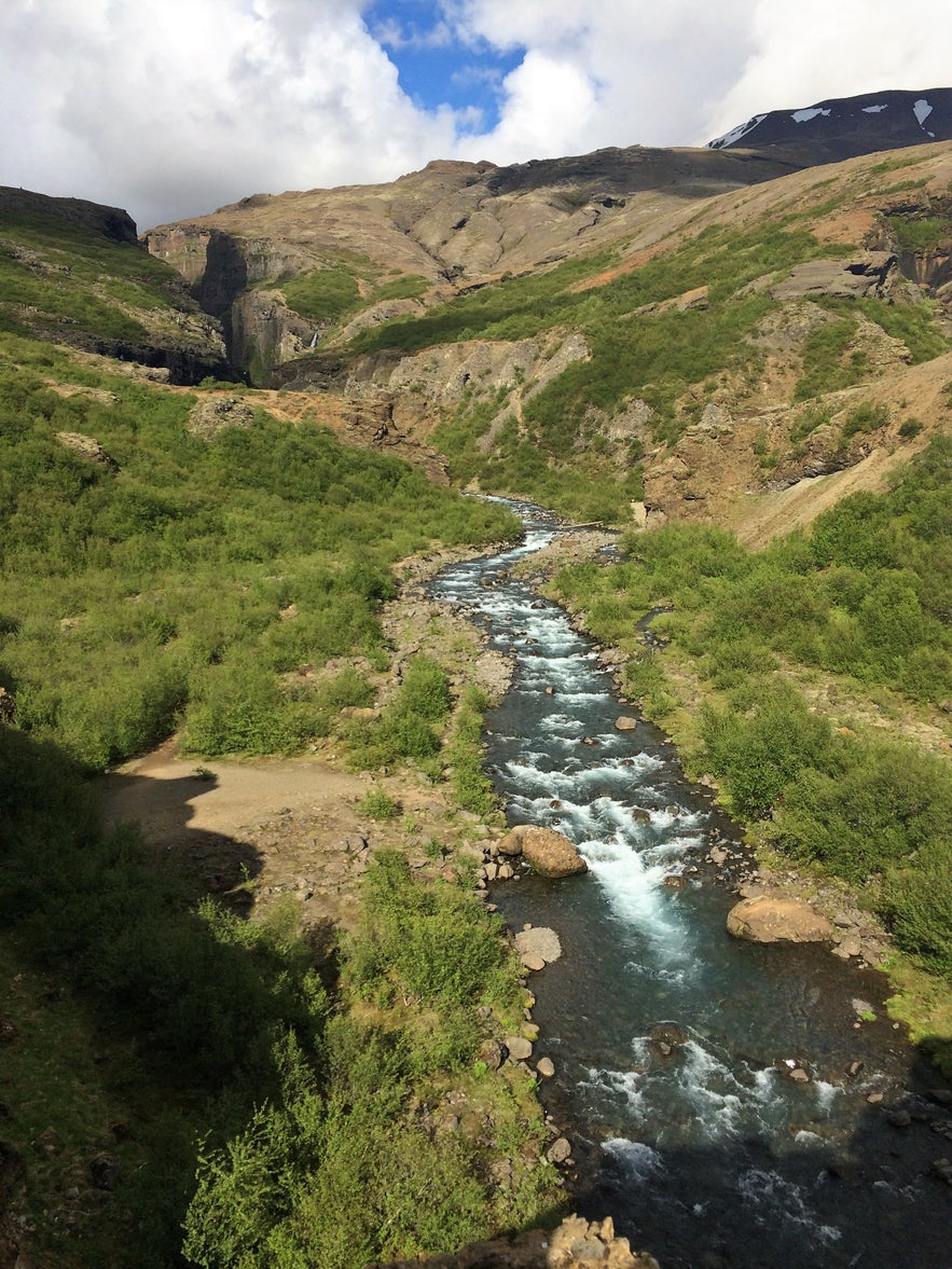 Die Botnsá - der Fluss, der den Glymur speist