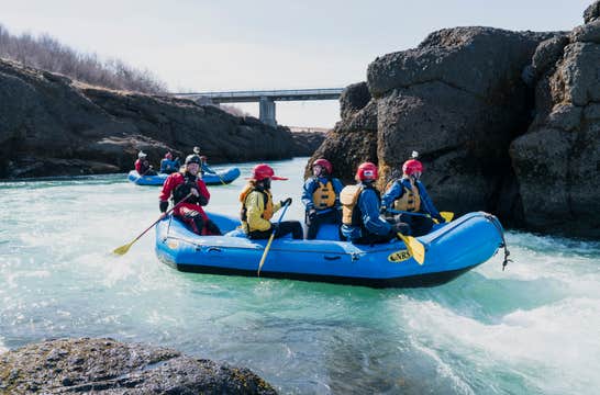 Golden Circle & River Rafting Tour from Reykjavik