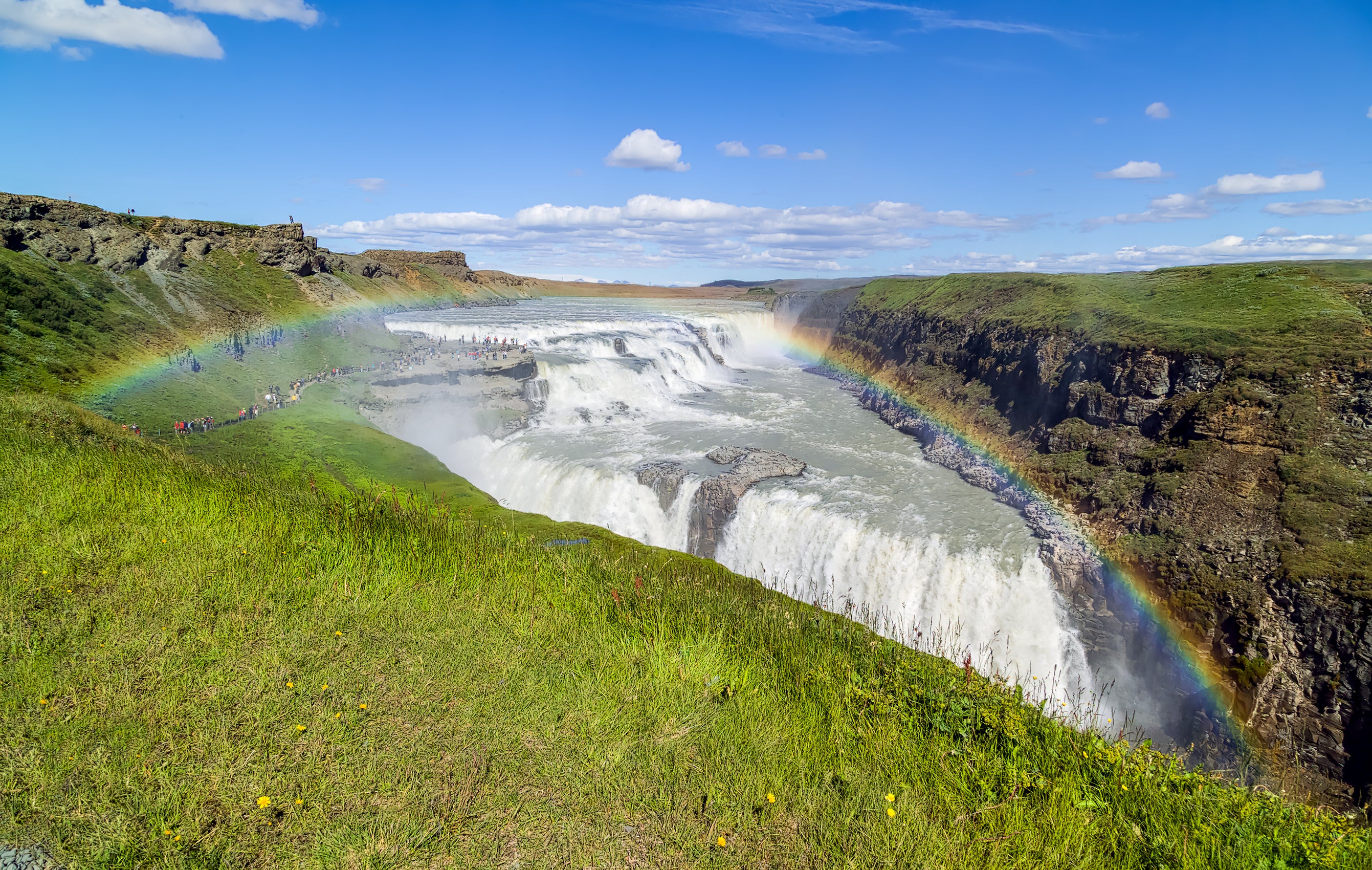 When standing by Gullfoss waterfall, you can clearly sense its unfathomable raw power.