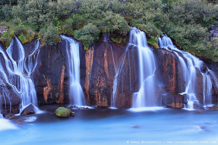 Cascade Hraunfossar en Islande