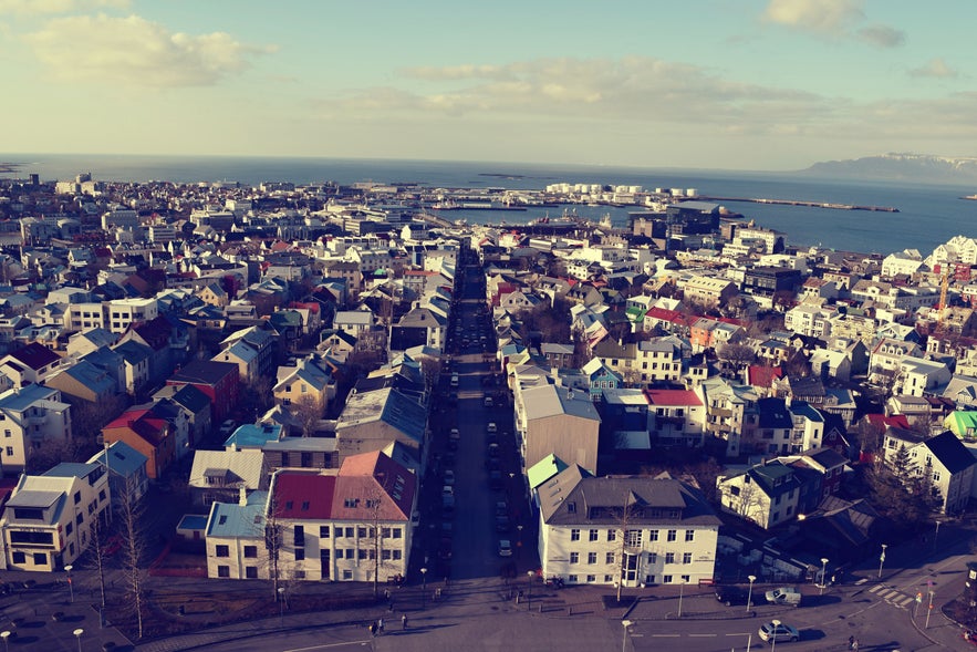 View of Reykjavik from Hallgrímskirkja Church