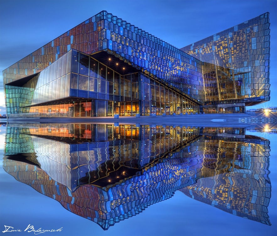 Harpa Concert Hall in Reykjavík, Iceland