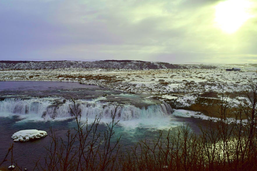 Gulfoss Waterfalls in the Golden Circle, Iceland