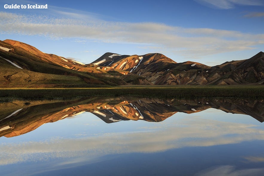 冰岛内陆高地的兰德曼纳劳卡（Landmannalaugar）。