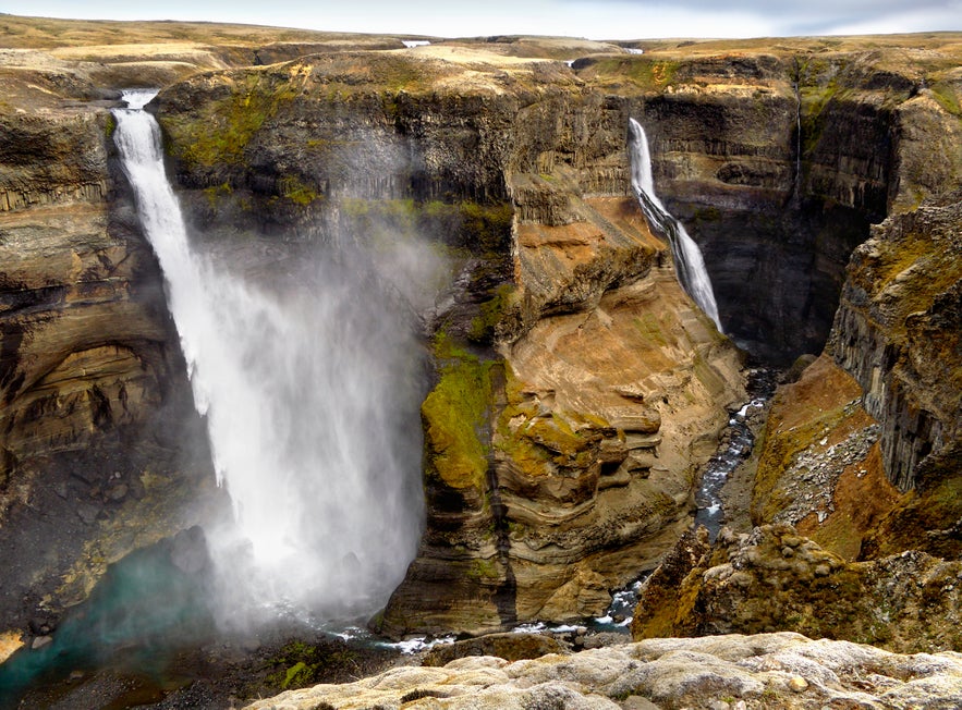 Wodospad na Islandii