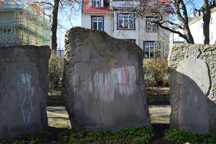 Fogetagardur Square in Reykjavik Iceland