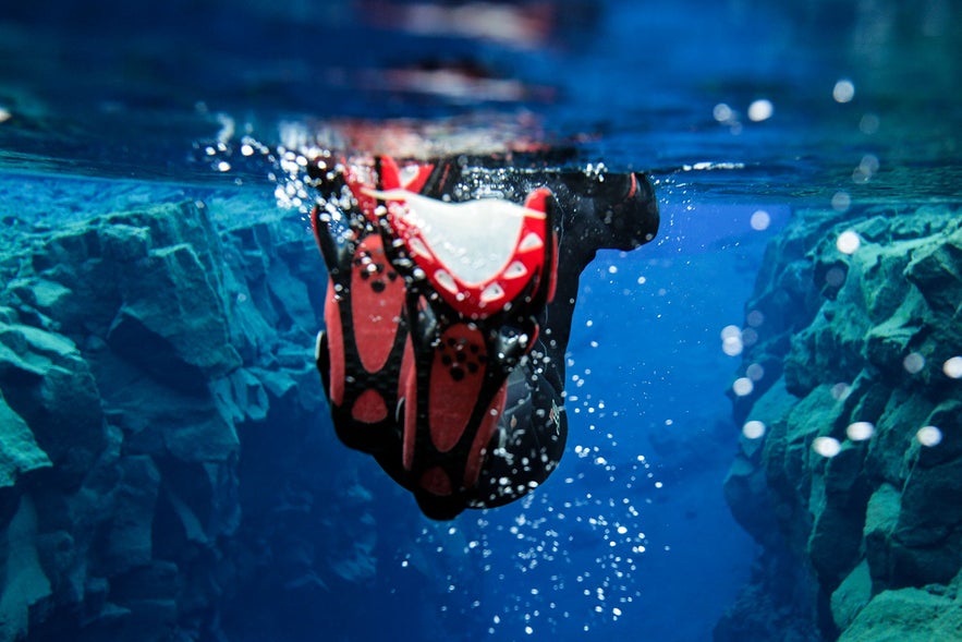 Snorkeling at Silfra