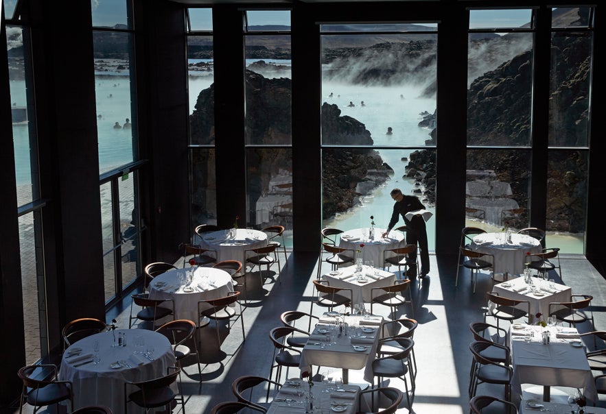 Lava Restaurant au Blue Lagoon en Islande