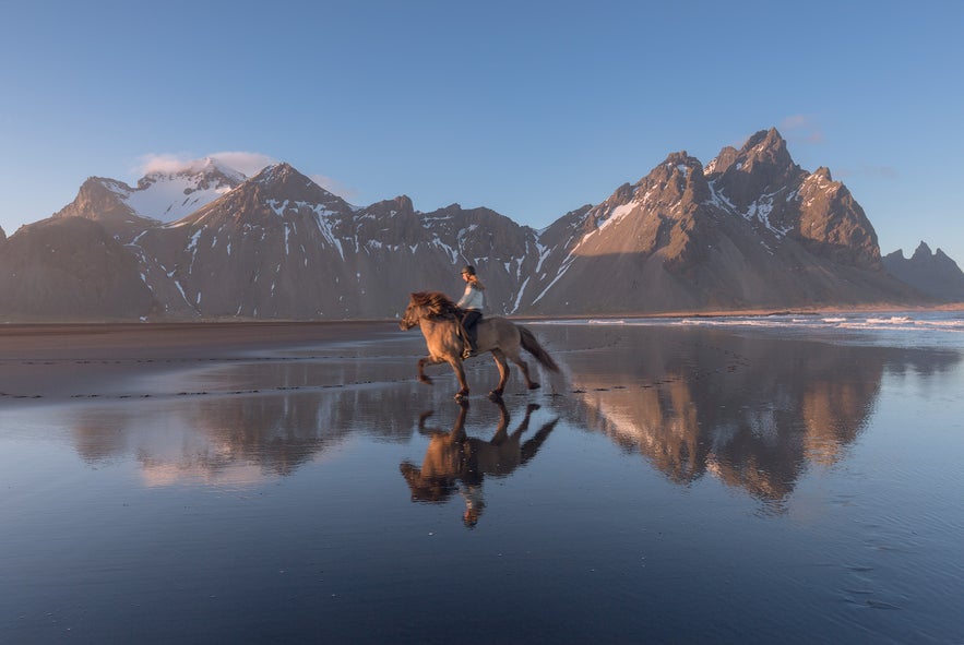 冰島東部Vestrahorn 山