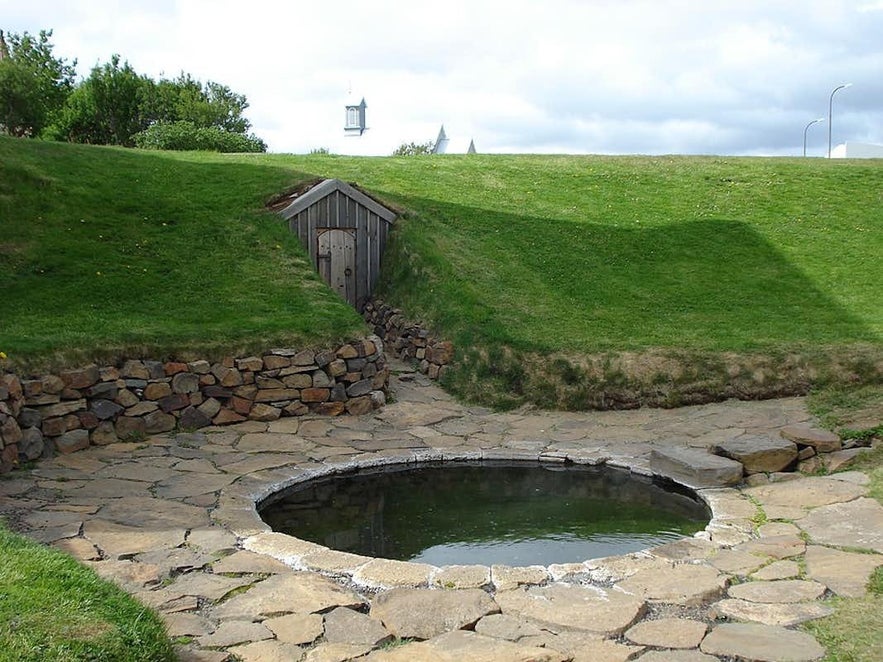 Snorralaug in Reykholt today.