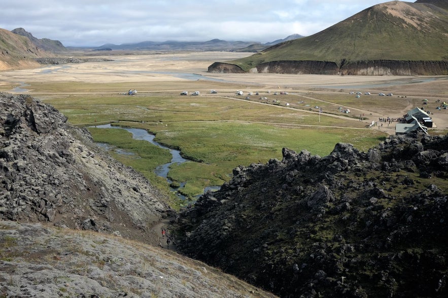 Dzień w Landmannalaugar