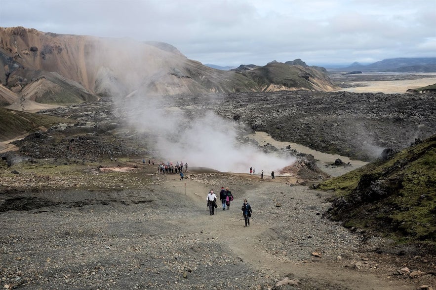 Dzień w Landmannalaugar