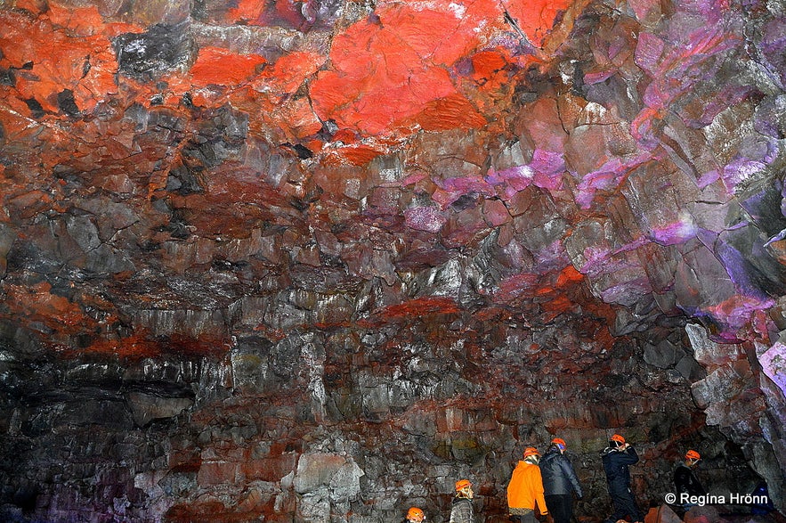 Raufarhólshellir lava cave South-Iceland