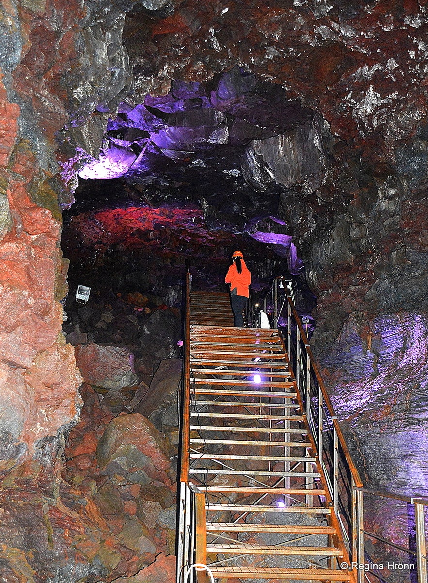 Raufarhólshellir lava cave South-Iceland