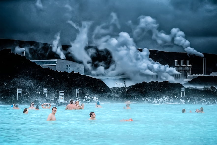 Le vieux Blue Lagoon en Islande