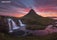 Mount Kirkjufell on Snaefellsnes peninsula is one of the most iconic mountains in Iceland