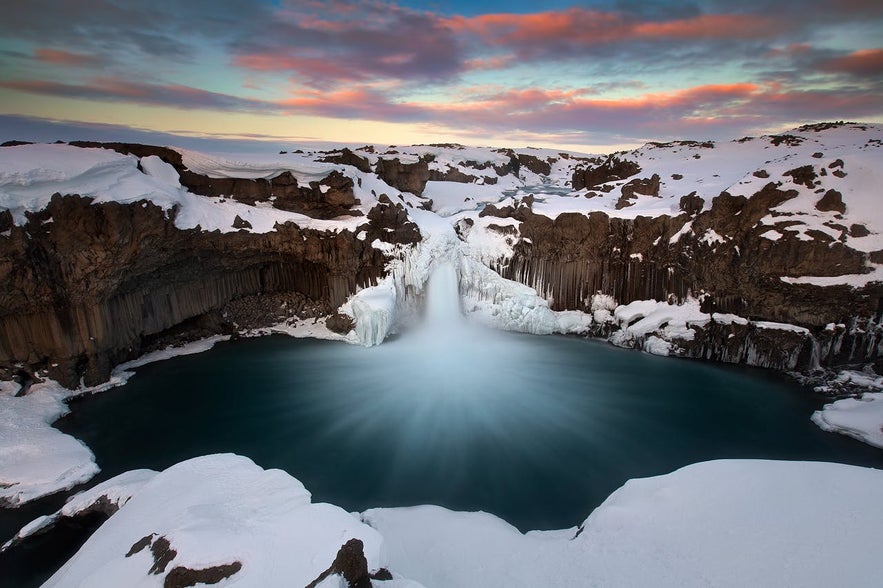 冰島北部Aldeyjarfoss