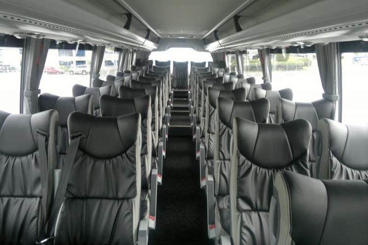 The shuttles are modern and comfortable and users can enjoy free Wi-Fi.