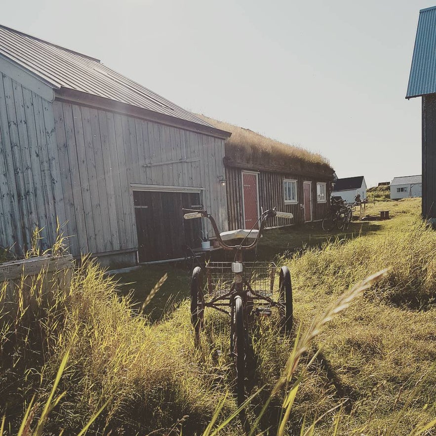 An old bicycle on Flatey