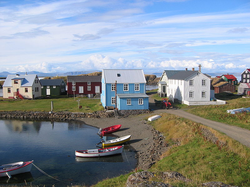 Grýluvogur bay