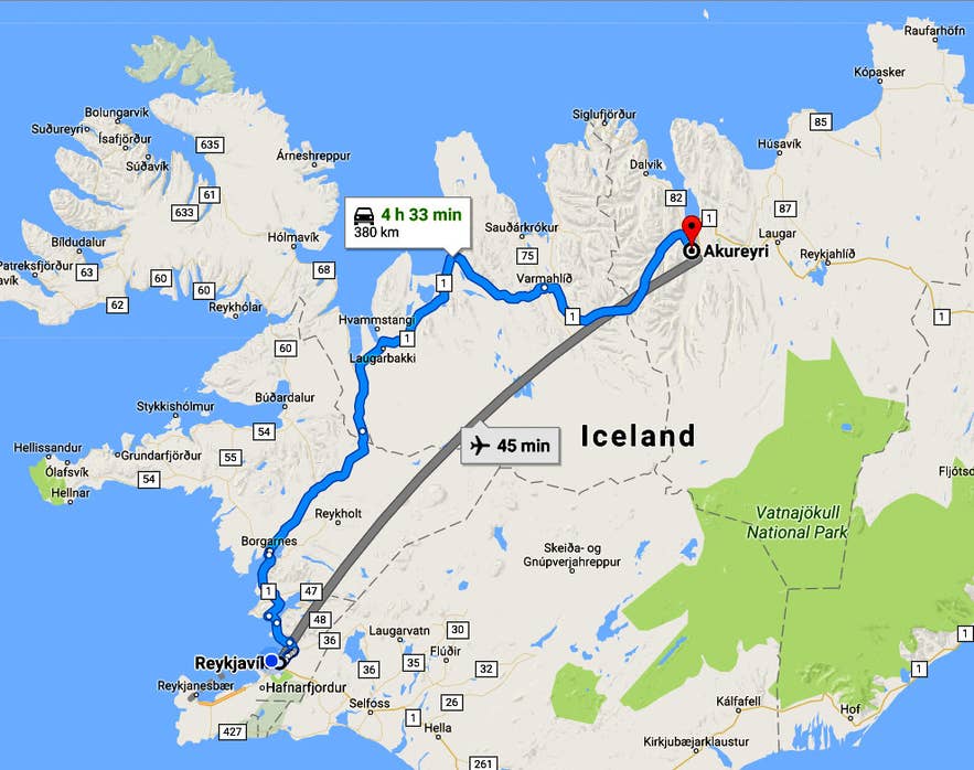 Eyjafj&ouml;r&eth;ur Fjord - Akureyri, the beautiful Capital City of North Iceland