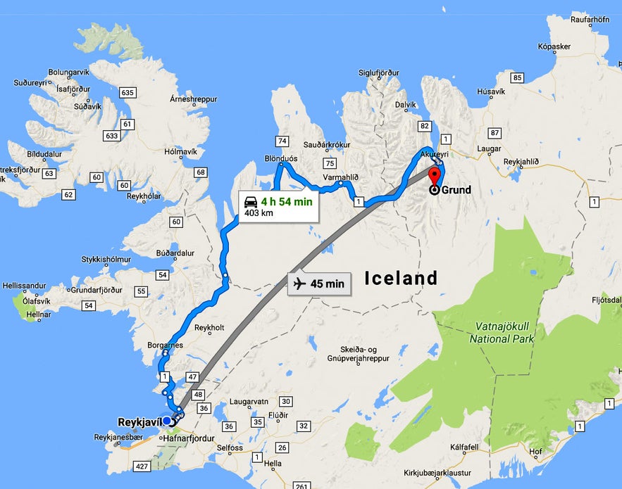 Eyjafjörður Fjord in North Iceland - Historic Churches