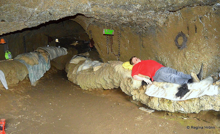 Inside the Yule lad cave at Dimmuborgir