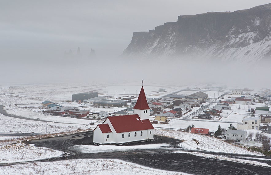 The same settlement in winter