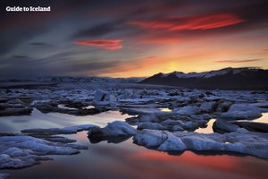 Jokulsarlon è una delle attrazioni più famose e uniche dell'Islanda.