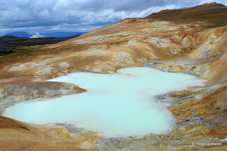 Boiling mud-pots in the Leirhnjúkur area