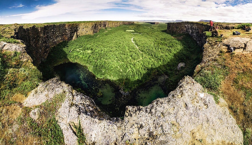 Ásbyrgi Canyon - photo credit MyVisitNorthIceland