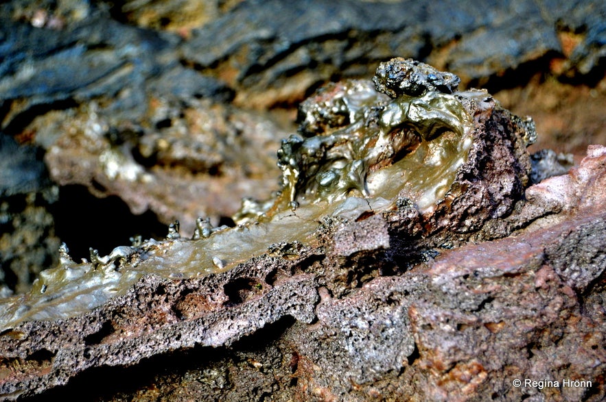 Lava formations at Gjástykki NE-Iceland