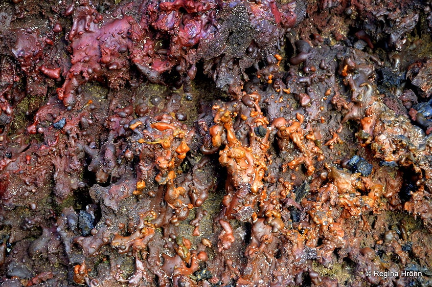 Lava formations at Gjástykki NE-Iceland