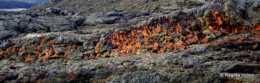 Lava formations at Gjástykki NE-Iceland