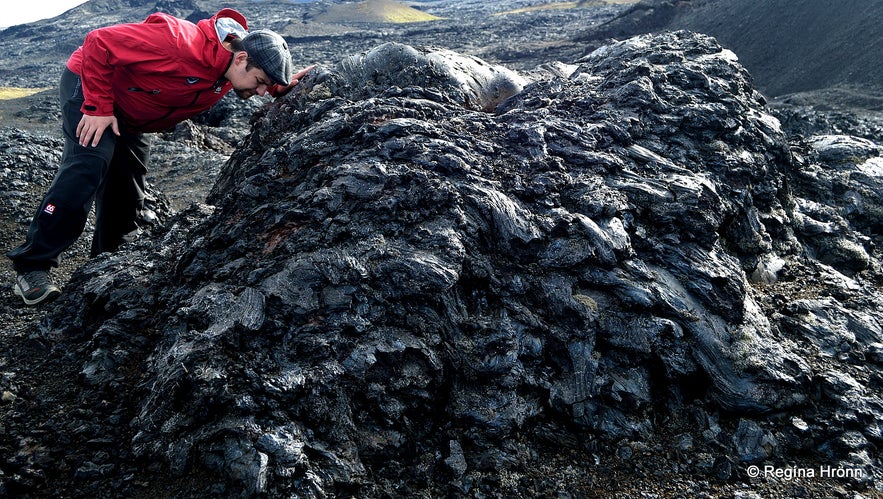 Lava formations at Gjástykki NE-Iceland