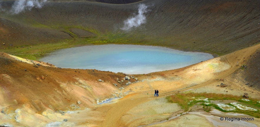 Geothermal area by Krafla