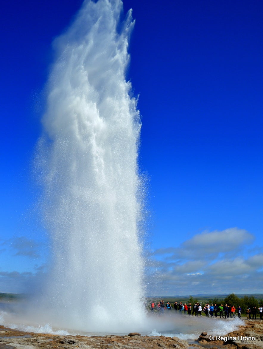 Strokkur erupting