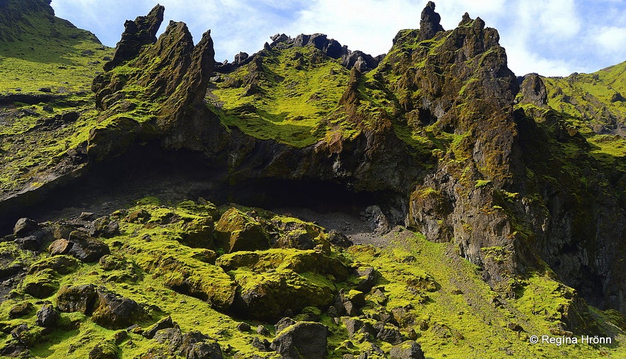 Remundargil canyon South-Iceland