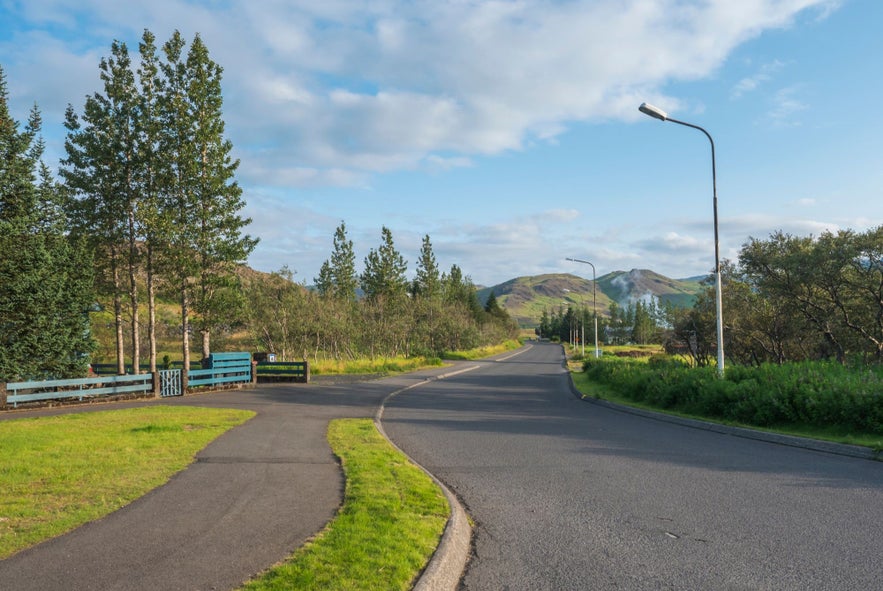 Hveragerdi is known as a geothermal town or "hot spring town"