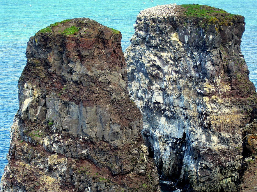 Rauðinúpur Cape and the 2 Sea Stacks on Melrakkaslétta in North-East Iceland