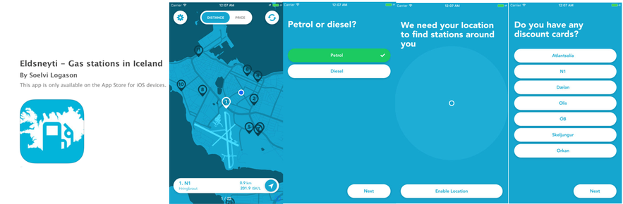 冰島油站App Eldsneyti