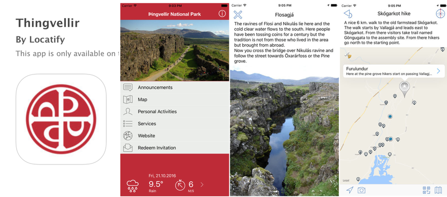 Thingvellir National Park App 冰島