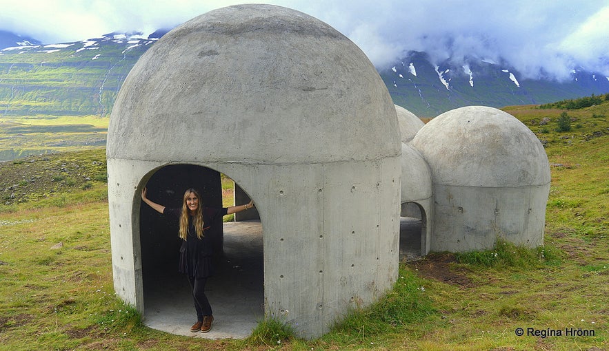 The Sound Sculpture Tvísöngur in Seyðisfjörður East-Iceland