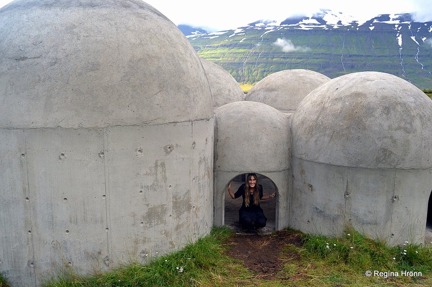 The Sound Sculpture Tvísöngur in Seyðisfjörður East-Iceland