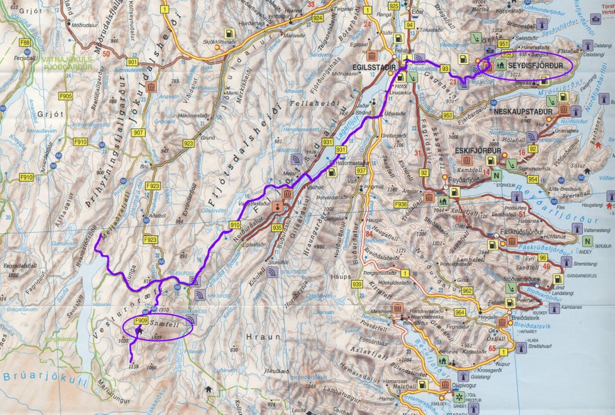 Day 21 in Iceland: Snæfell to Seydisfjordur (210 km)