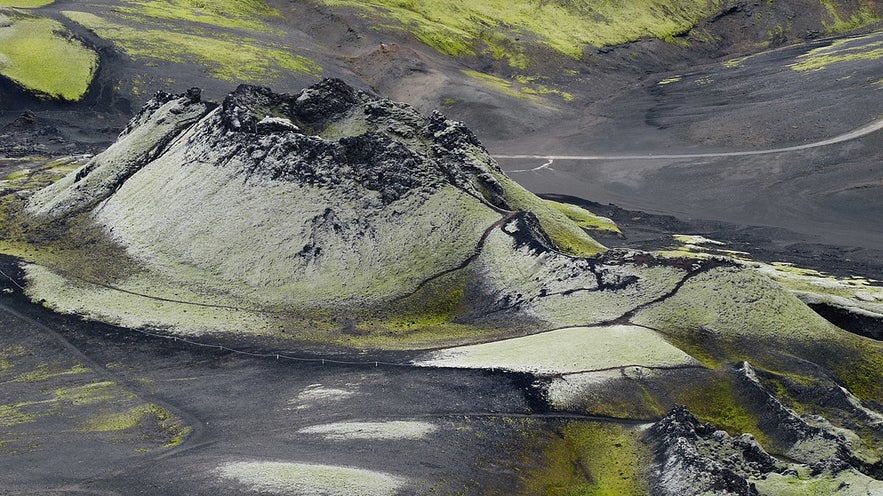 Kratery Laki w Parku Narodowym Vatnajokull.