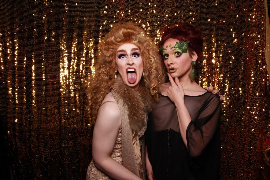 The creators of the current Icelandic drag scene, Gogo Starr and Ragna Rök