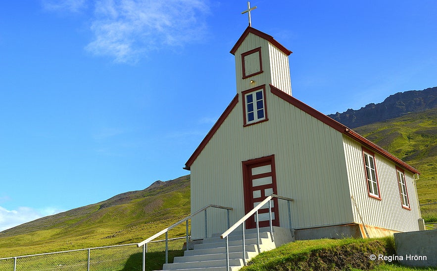 Hvammskirkja church at Skagi North-Iceland