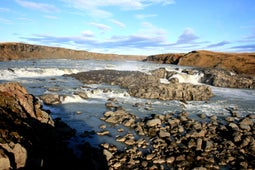 Urriðafoss beneath the sun