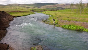 Varma is one of the best rivers in Iceland for catching sea trout.